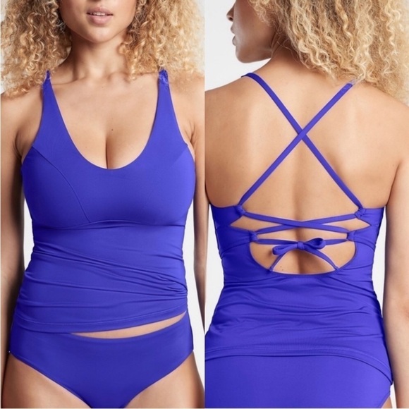 NWT! Cerulean Athleta Triangle Tankini D-DD - Multiple Sizes 🩵 - Picture 5 of 7